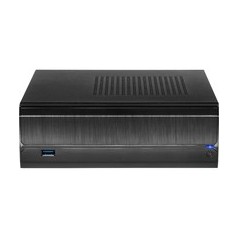 Inter-Tech JX-500 Mini ITX Case - Compact Design, No Power Supply, Sleek Black Finish - Perfect for Your Build!